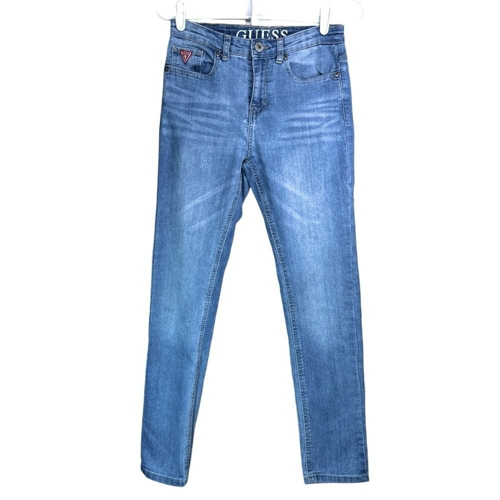 Guess Girls High Waist Skinny Jeans Light Wash‎ Size 14 Normcore